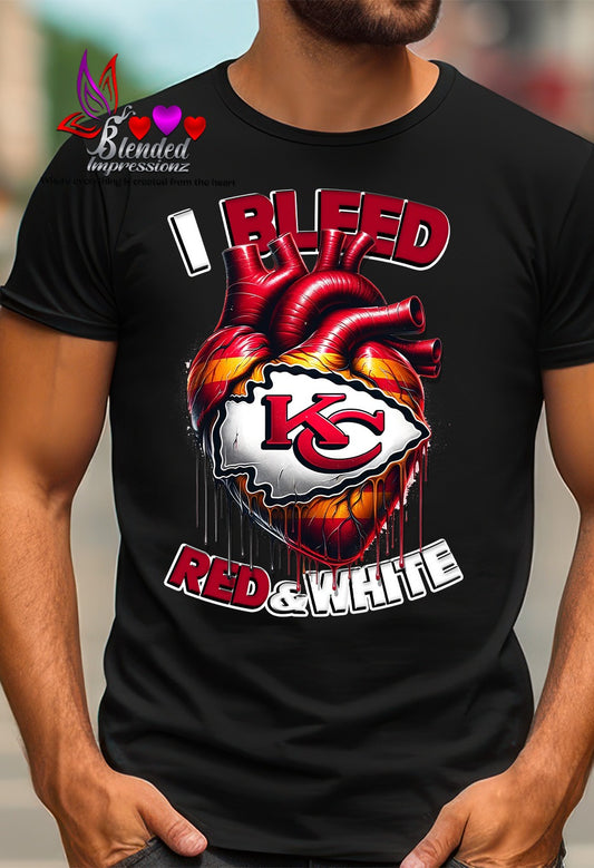 "I Bleed" Kansas City T-Shirt (shipping included)