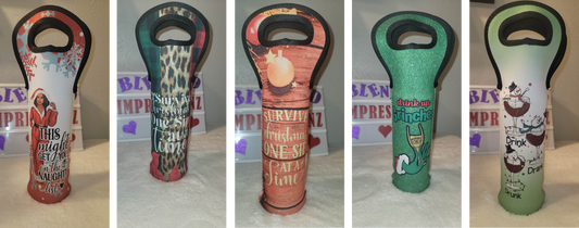 Customized Wine Bottle Holders (Double-sided print)